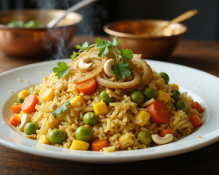 aromatic layered flavorful indian biryani