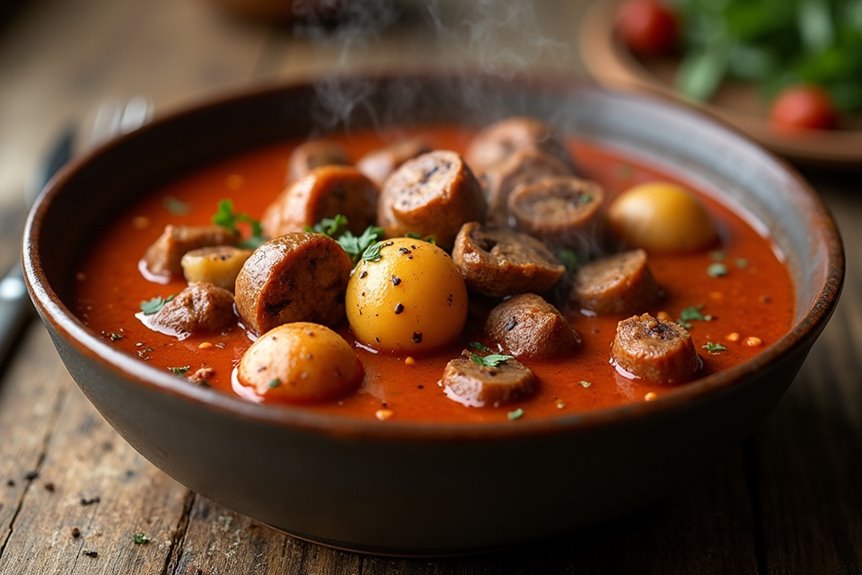 authentic hearty slow cooked hungarian goulash