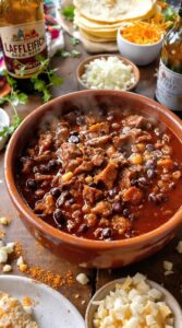 award winning beer infused chili