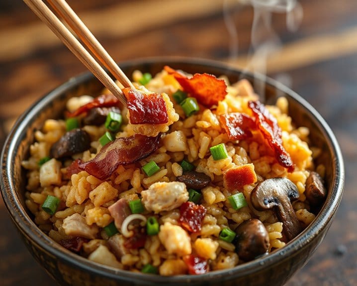 bacon infused customizable flavorful fried rice