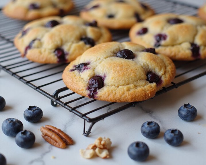 breakfast inspired blueberry cookie recipe