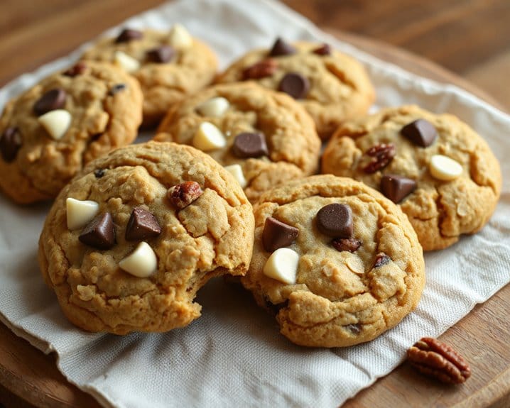 buttery sugary chocolate pecan cookie perfection