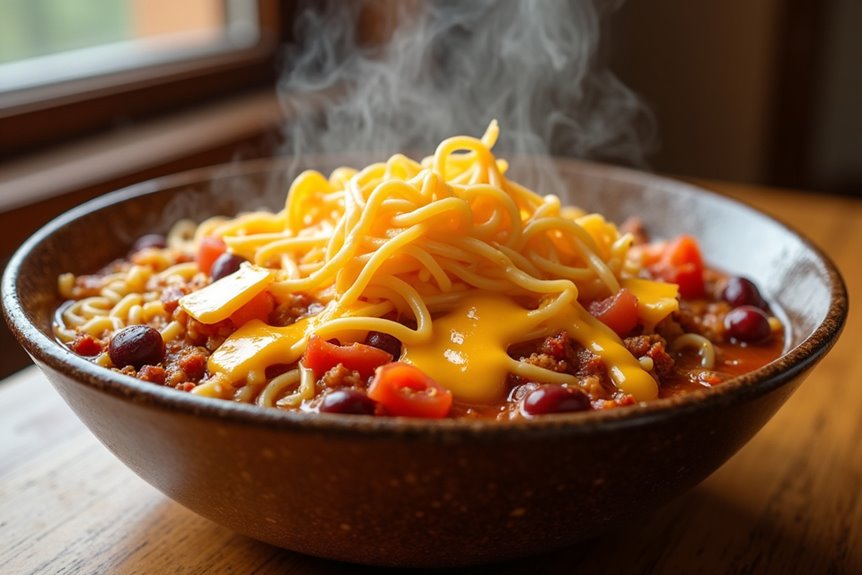 cheesy chili ramen microwave