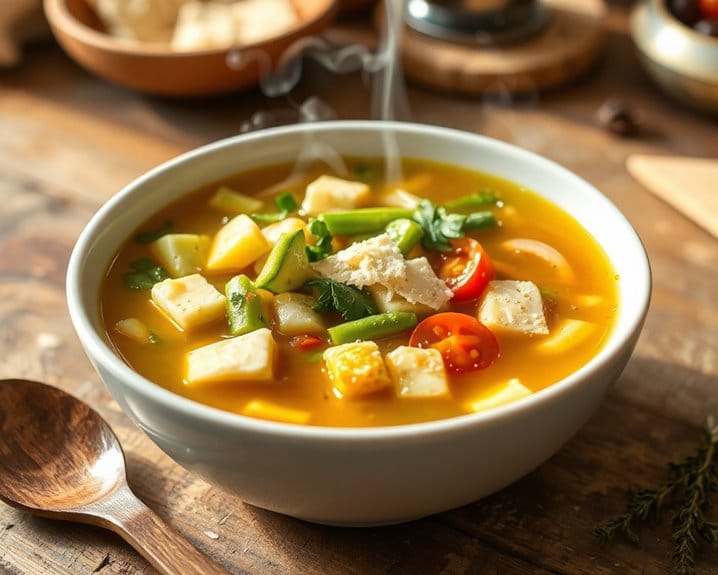 comforting atkins friendly vegetable soup recipe