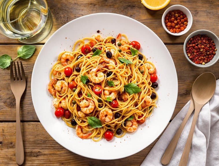comforting mediterranean shrimp puttanesca recipe