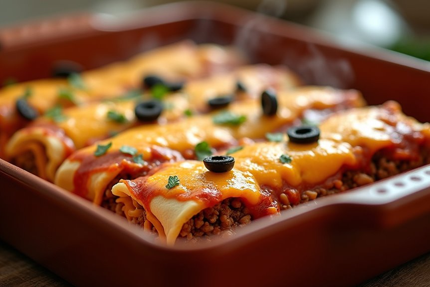 comforting southwestern enchilada casserole baking delight