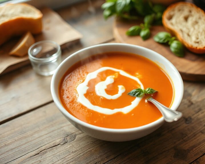 cozy comforting customizable tomato soup