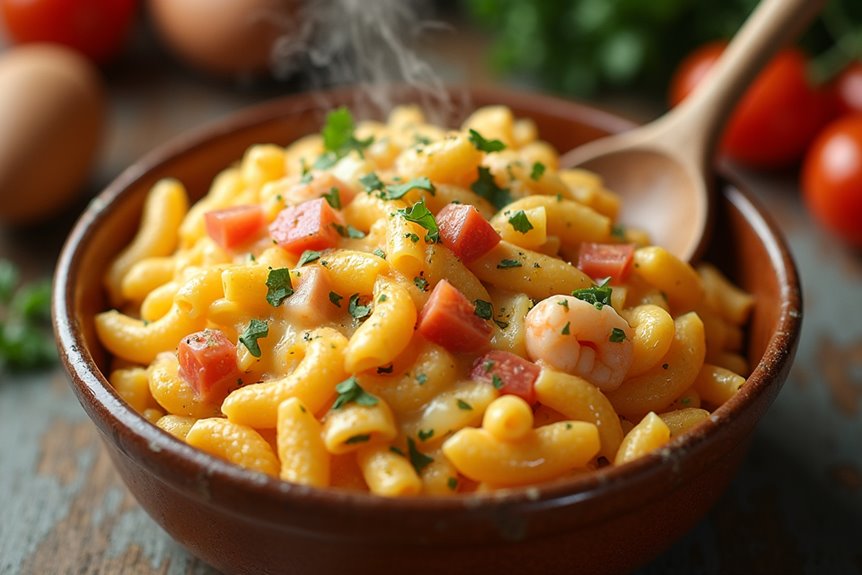 cozy seafood chowder mac recipe