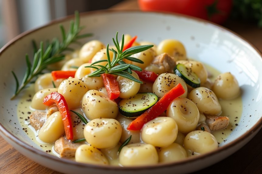 creamy chicken gnocchi veronese delight