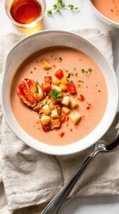 creamy decadent lobster infused coastal