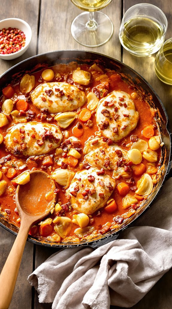creamy paprika infused chicken delicacy