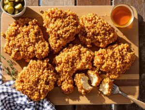 crisp juicy flavorful southern chicken