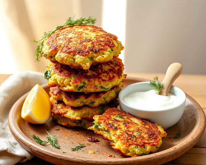 crisp moist flavorful zucchini fritters