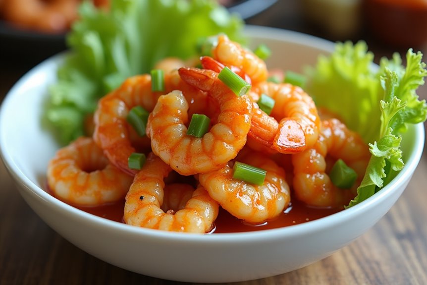 crispy creamy sweet and spicy