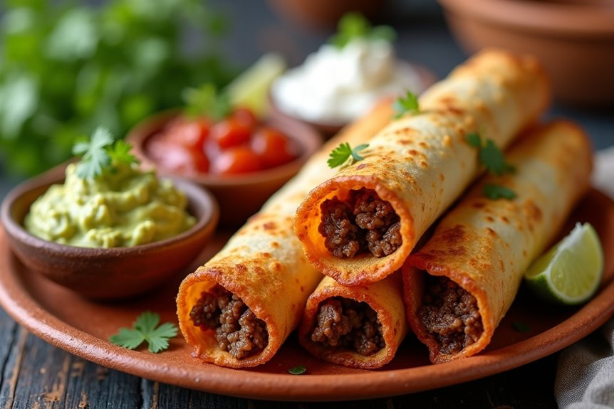 crispy flavorful authentic mexican taquitos