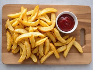 crispy golden potato fries