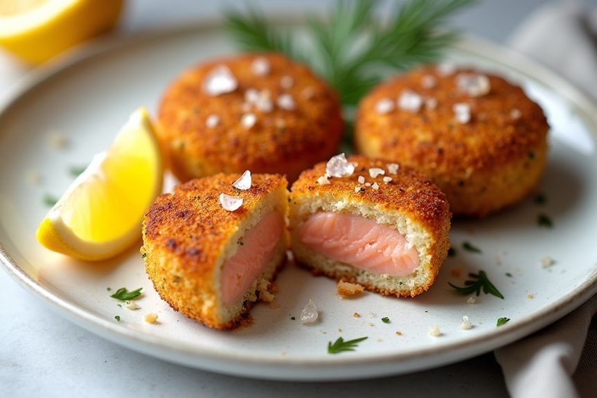 crispy grain free salmon croquettes recipe