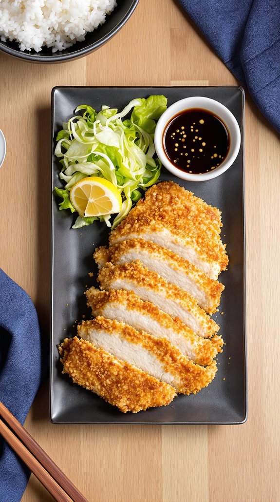 crispy japanese katsu chicken