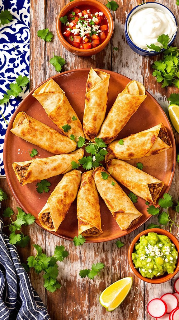 crispy mexican beef taquito recipe