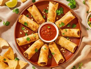 crispy mexican ground beef taquitos