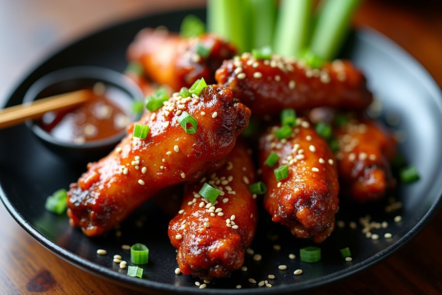 crispy saucy flavorful korean fried wings