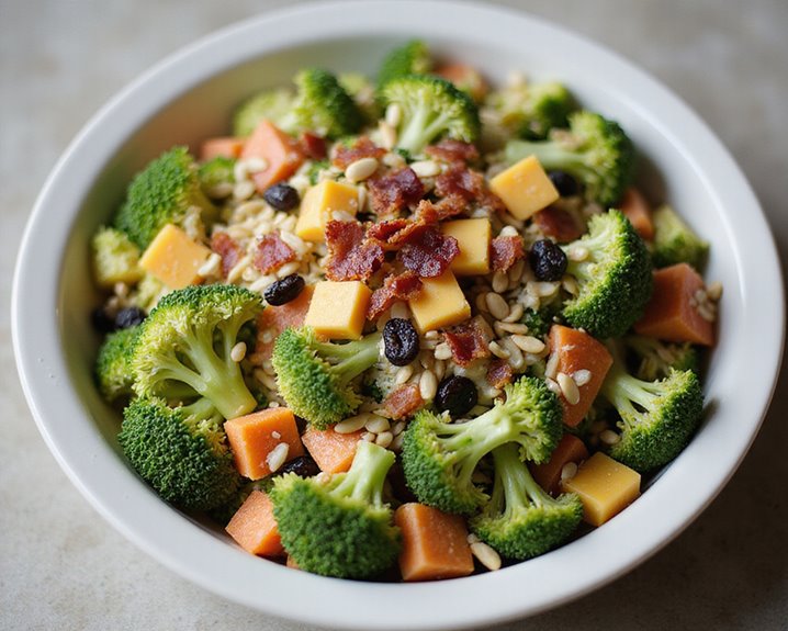 crunchy creamy vibrant unforgettable broccoli salad