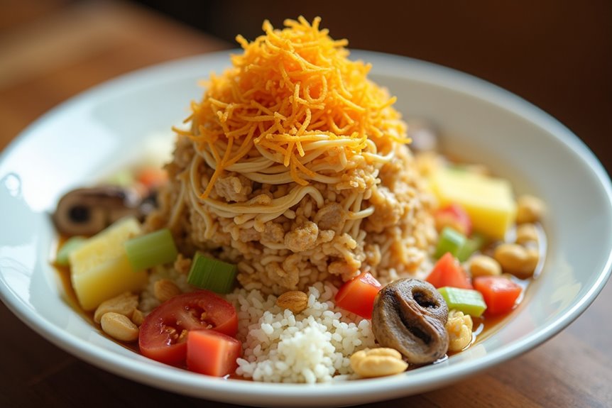 customizable sweet and savory haystack paradise