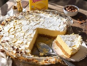 decadent cream cheese smash cake