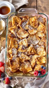 decadent overnight french toast casserole