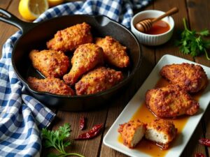 deliciously crispy southern fried chicken
