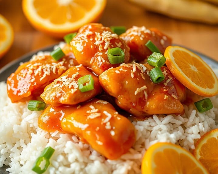 dump and go orange chicken crockpot delight