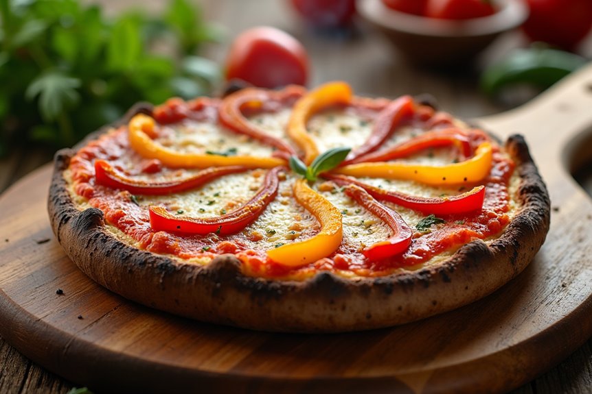 easy low carb portobello pizza