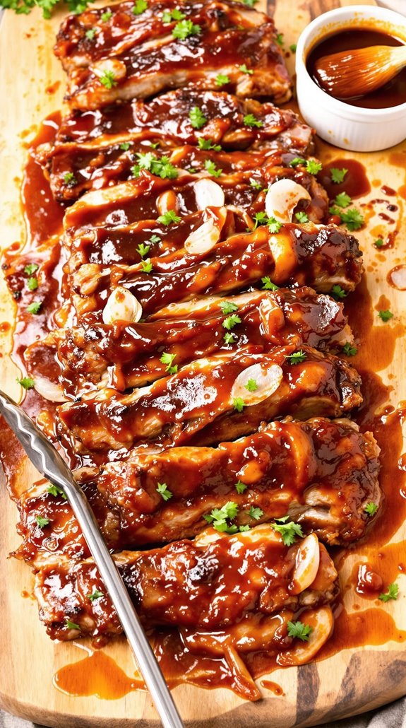 fall apart tender slow cooked ribs