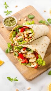flavorful mediterranean chicken wrap recipe