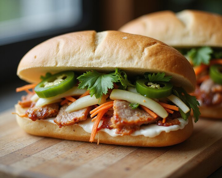 flavorful vietnamese sandwich creation