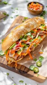 flavorful vietnamese sandwich delight