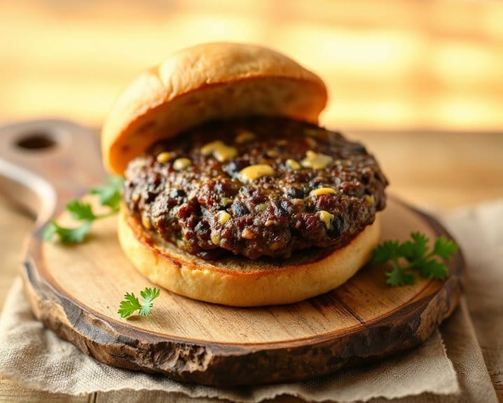 flexible simple plant based cheezy black bean burgers