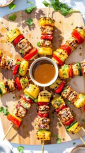 grilled hawaiian style chicken kebab recipe