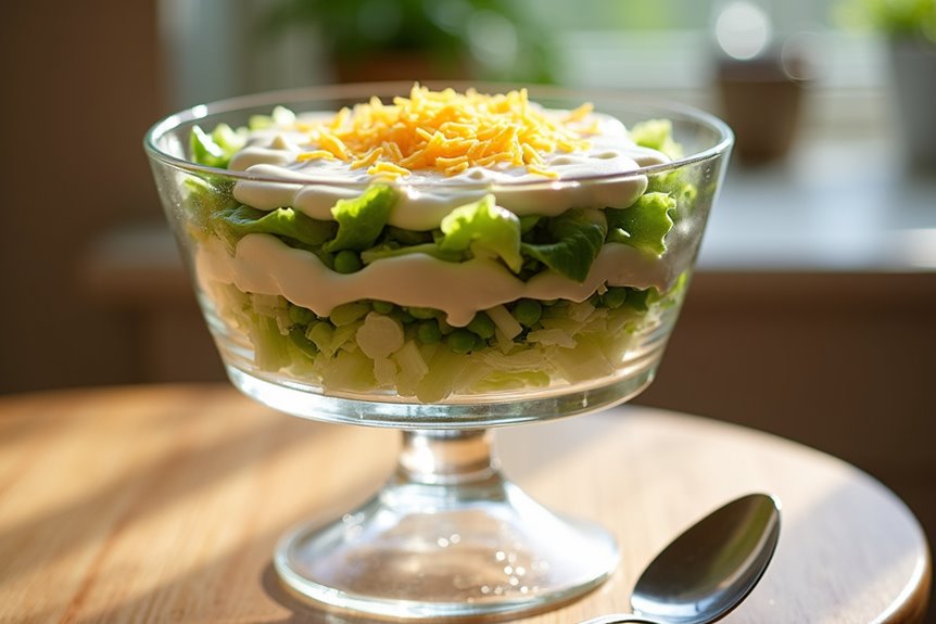 guilt free layered salad made simply