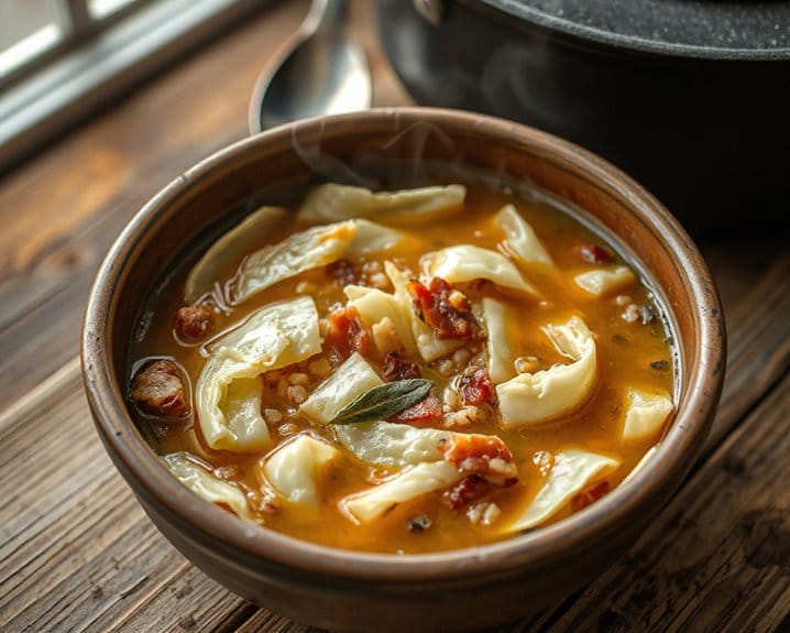 hearty comforting caramelized cheese topped