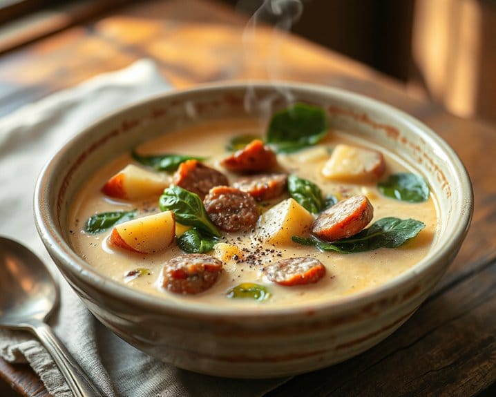 hearty creamy flavorful italian sausage zuppa
