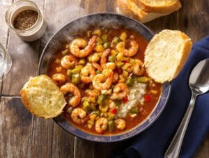 hearty flavorful authentic southern seafood gumbo