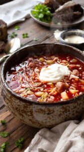 hearty russian soul warming beet soup