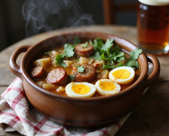 hearty savory simmered satisfying
