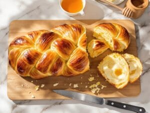 homemade braided golden delicious