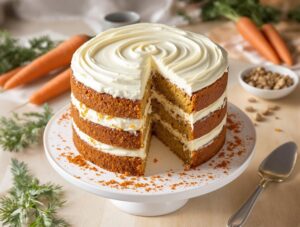 homemade mouthwatering classic carrot cake recipe