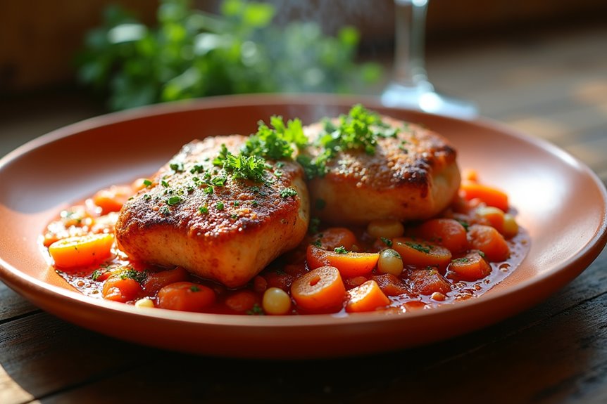 italian inspired osso buco chicken