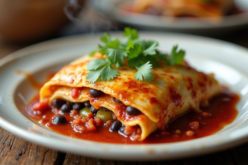 layered slow cooked enchilada comfort food