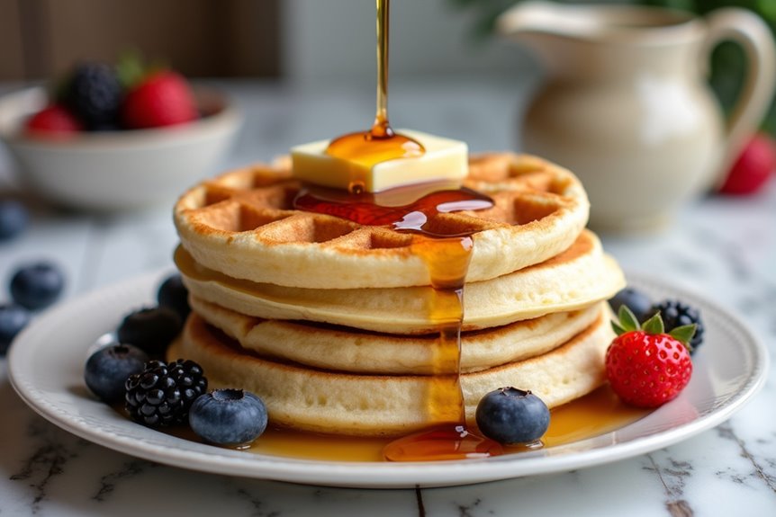 light fluffy gluten free pancakes waffles