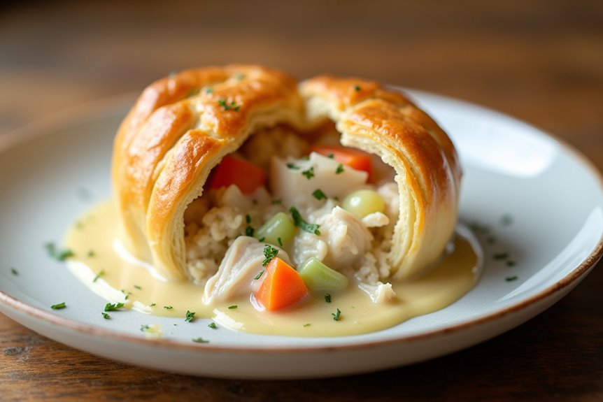 lightened up comforting chicken pot pie